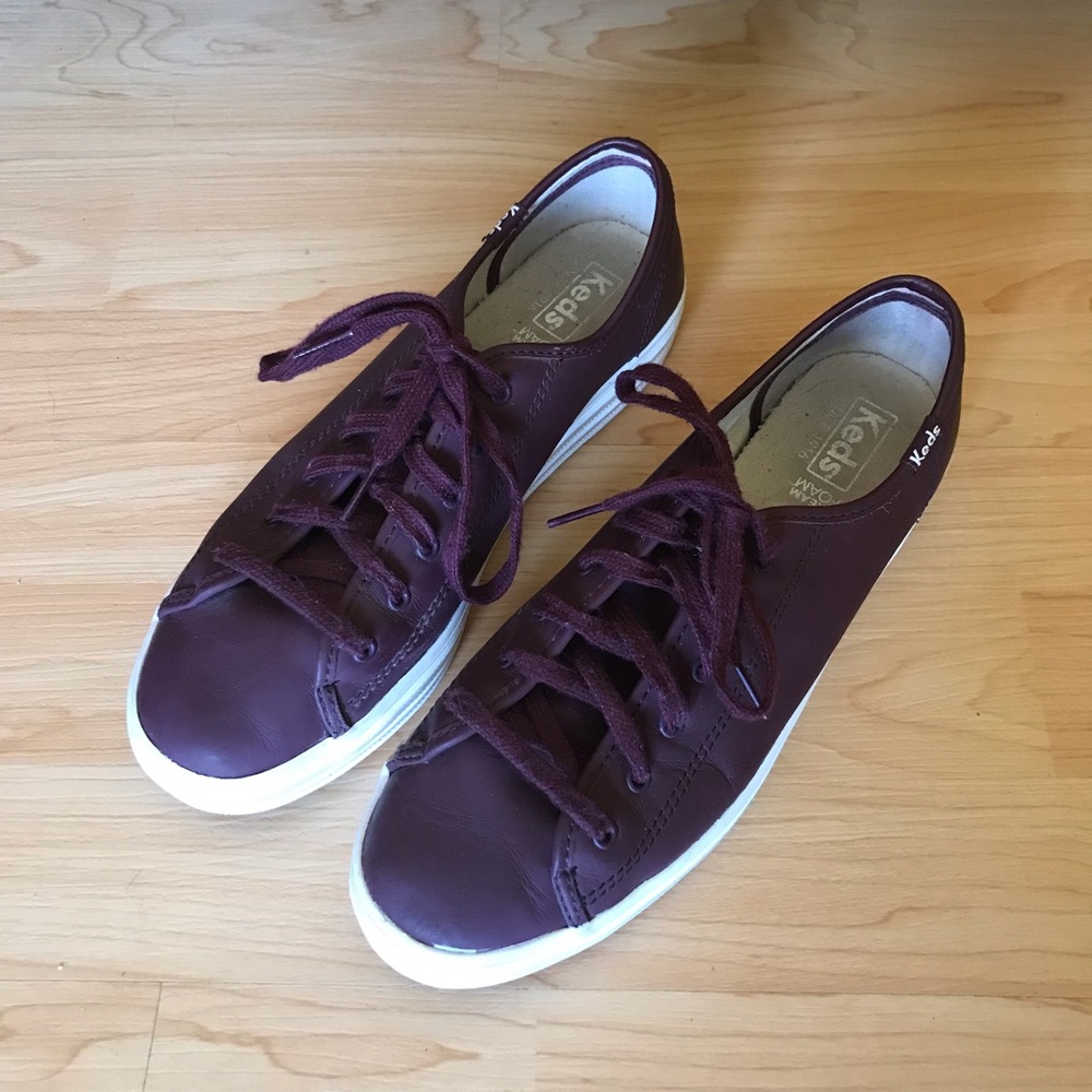 Burgundy Keds Sneakers